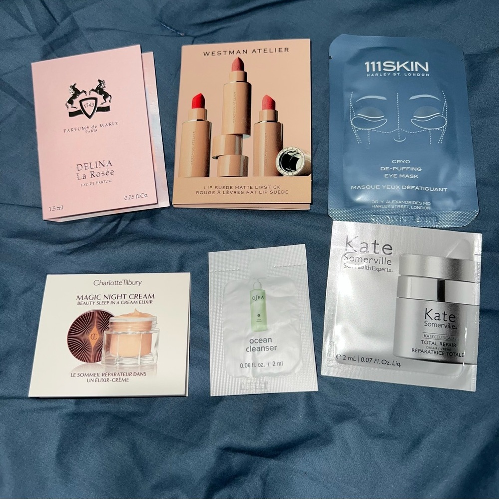 Assorted Skincare and Makeup Samples